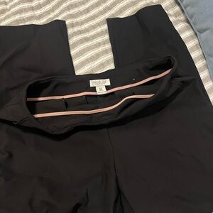 Rachel Zoe Black Trousers with Pink Waistband Trim